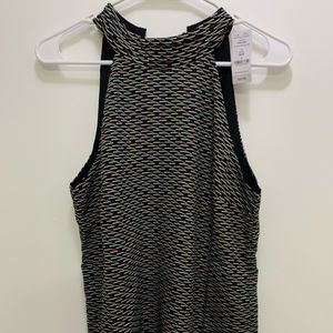 NEW White House Black Market Outlet WHBM Mock-Neck Crepe Halter Multiple Sizes